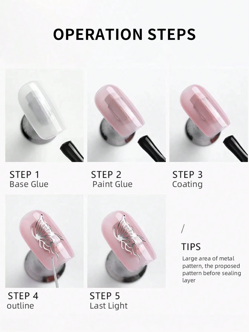 15ML Mirror Silver Metallic Gel Nail Polish