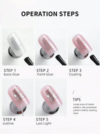 15ML Mirror Silver Metallic Gel Nail Polish