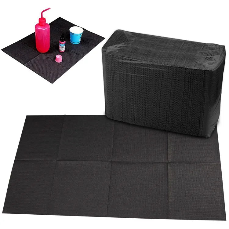 125/50/20Pcs Black One-time Tattoo Cleaning Wipes