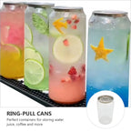 10 Pcs Pull Lid Storage Bottles