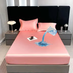 Satin Waterproof Fitted Sheet
