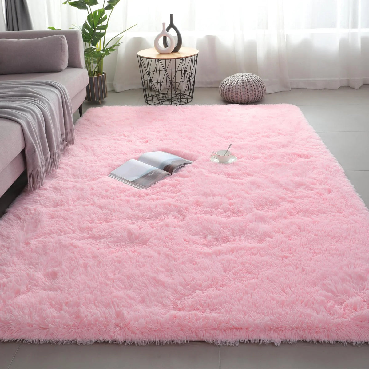 VIKAMA Ultra-Soft Puffy Rug