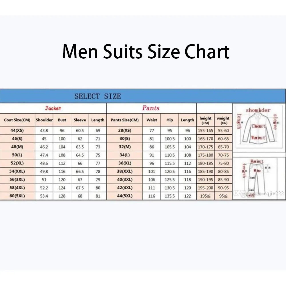 Slim Fit Men's Suits