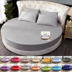 100% Cotton Round Bed Sheet Set
