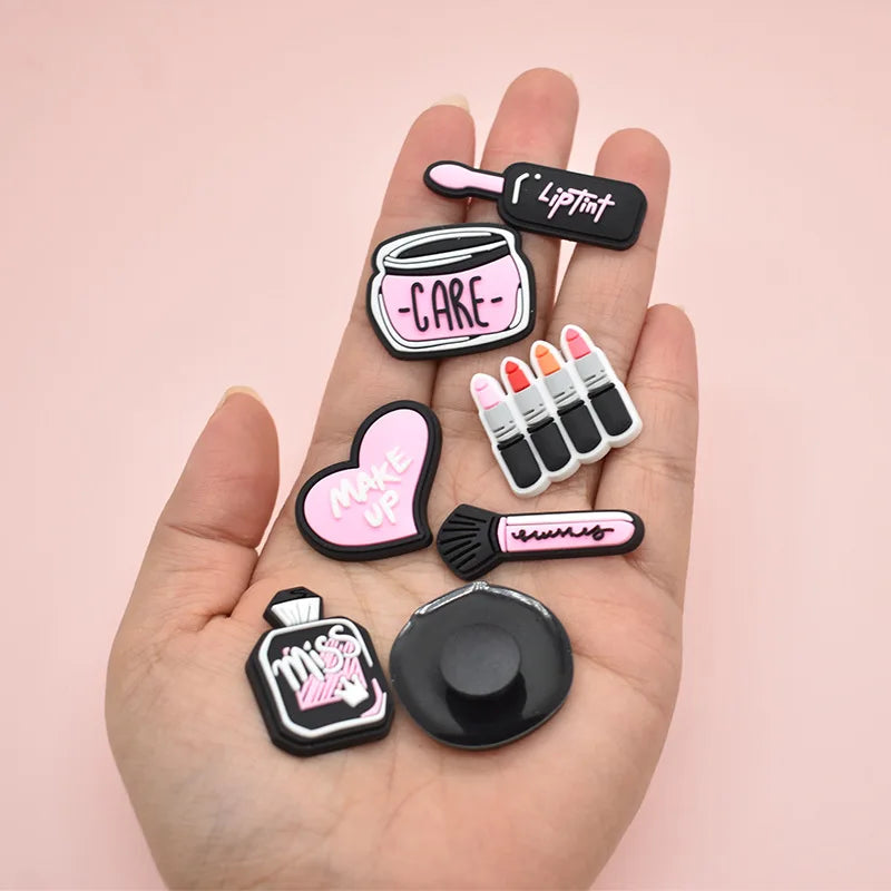 cosmetic beauty PVC shoe Charms