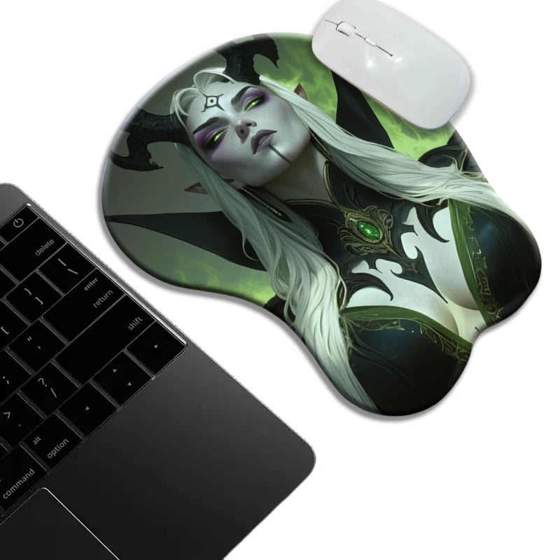 Wrist Rest 3D Soft and Smooth Silicone Mouse Pad