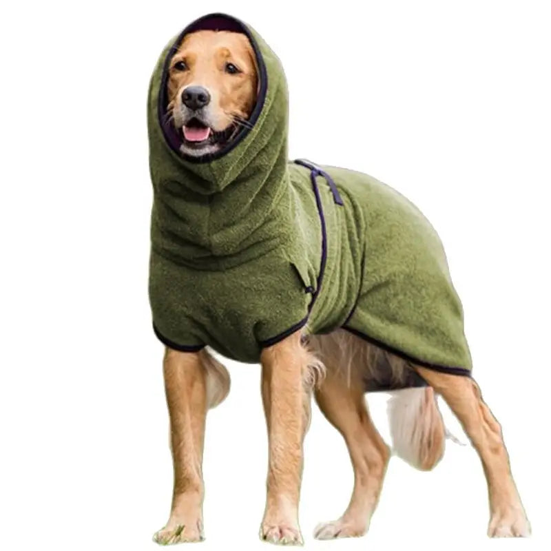 L-5XL Adjustable Dog Bathrobe Towel Bath
