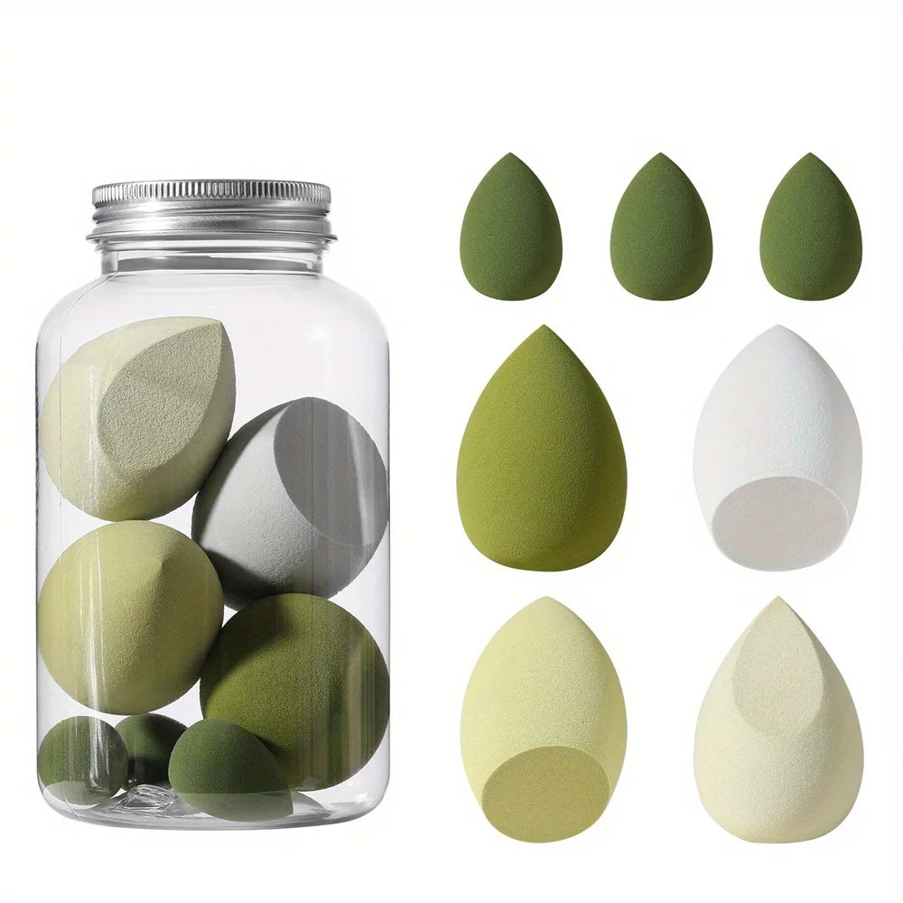 7Pcs Jelly Texture Sponges - Hydrophilic