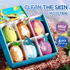 6PCS Bath Bombs for Kids Toddler with Dinosaur Eggs Inside