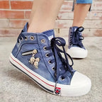 Retro Denim Canvas Sneakers
