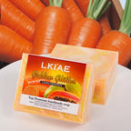 LKIAE Natural Carrot & Papaya Handmade Soap,