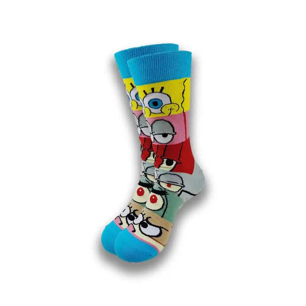 Graphic animated socks