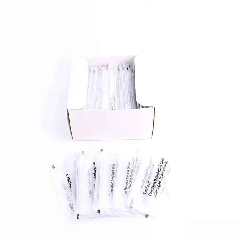 100PCS/Box Disposable 316 Steel Piercing Puncture Needles