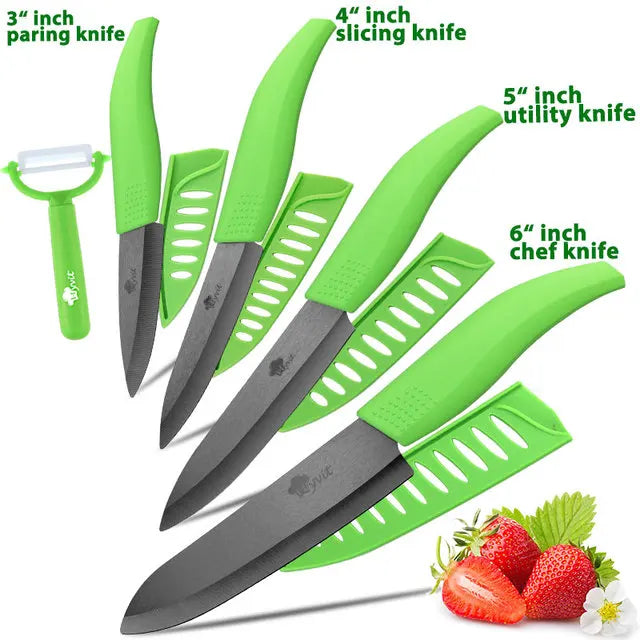 Ceramic Kitchen Knives Set