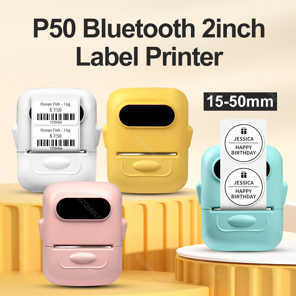 Marklife P50 Thermal Mini Wireless Label Sticker Printer