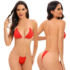 Transparent bathing suit
