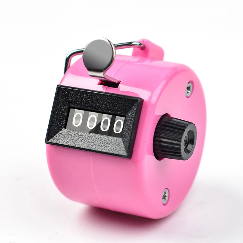 Mechanical Counter Four Digit Manual Recording Traffic