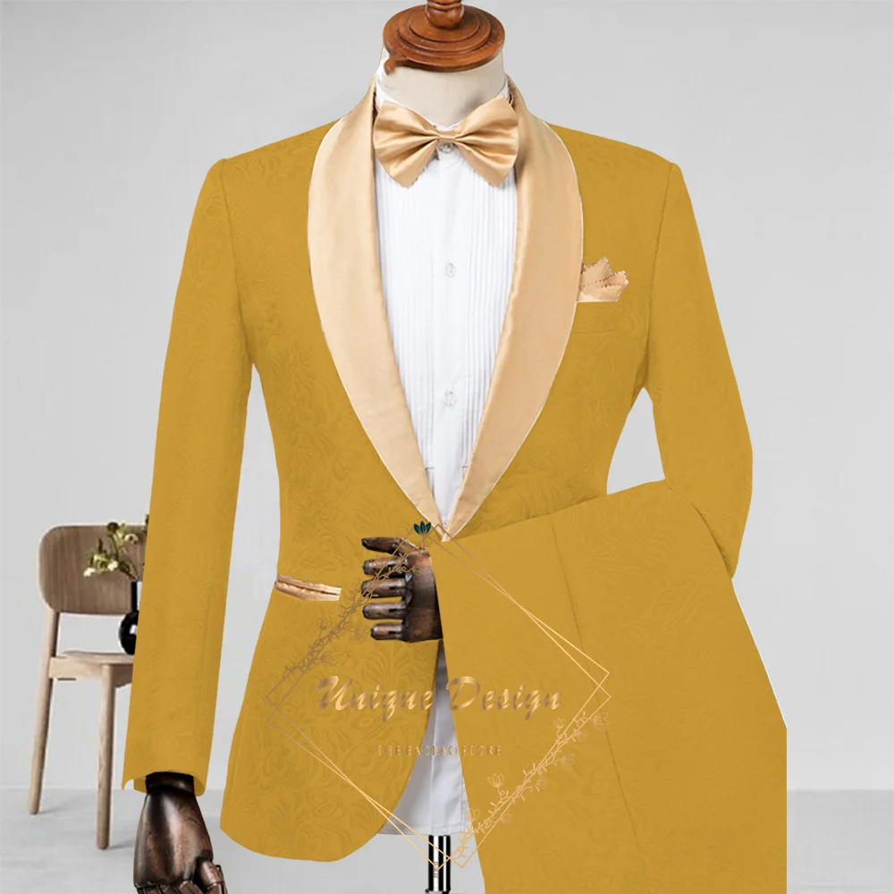 Champagne Men's Suit 2-Piece Set