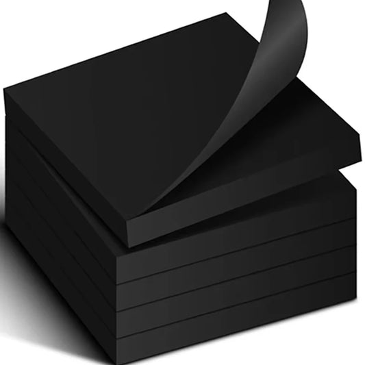 Portable Black Sticky Note Pads