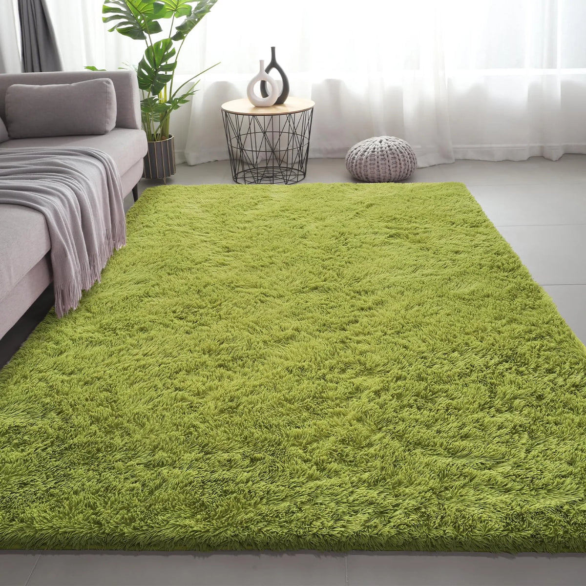 VIKAMA Ultra-Soft Puffy Rug