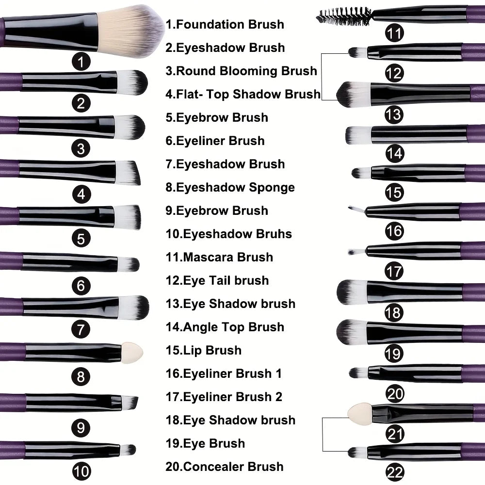 20pcs Eye Makeup Brush Set