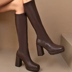 Luxury Designer Thigh High Heels