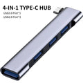 4 IN 1 USB-C HUB Universal USB 3.0 Docking Station