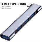 4 IN 1 USB-C HUB Universal USB 3.0 Docking Station
