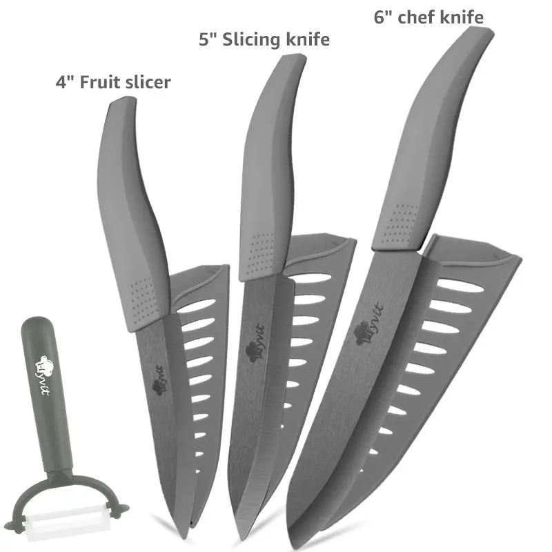 Ceramic Kitchen Knives Set