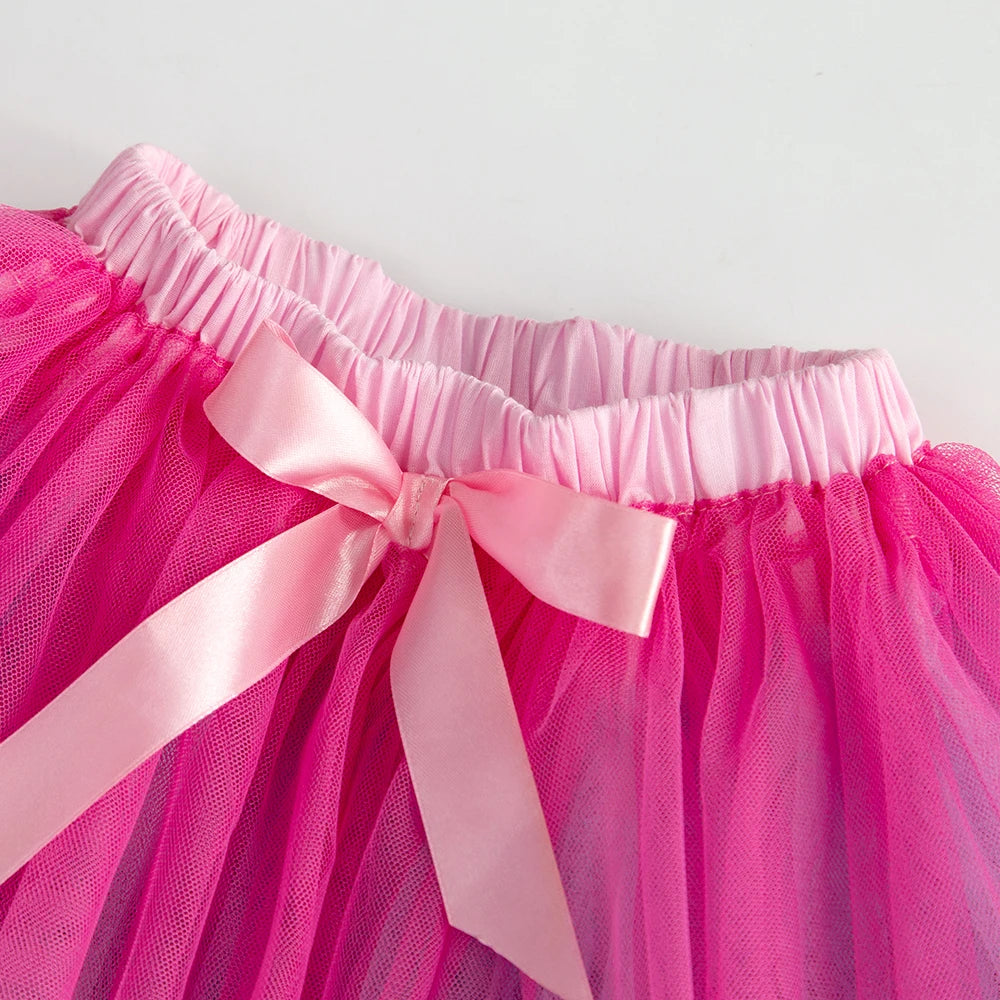 Layer Gradient Princess Tutu Skirt