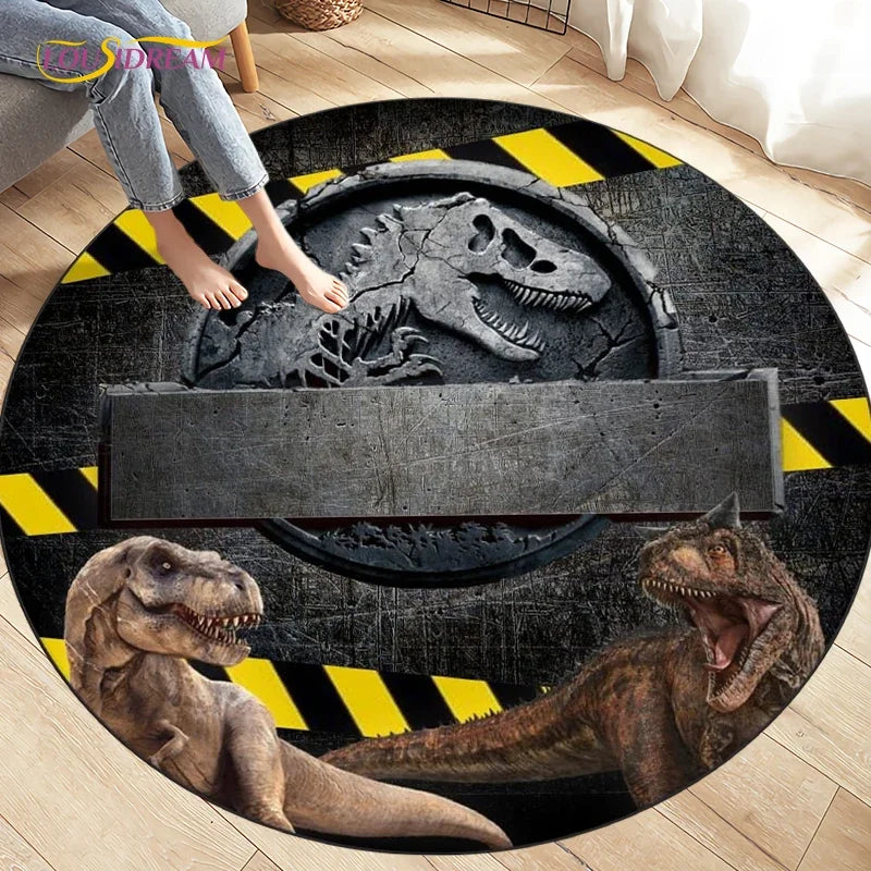 Jurassic Park Cartoon Dinosaur Carpets