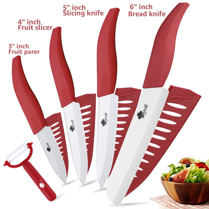 Ceramic Kitchen Knives Set
