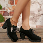 Chunky Heel Ankle Boots