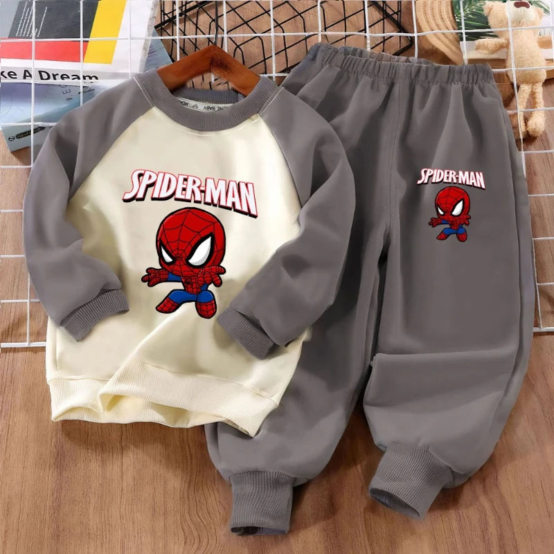 Anime Spliced Sweatshirt 2-piece Sets