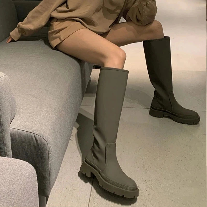 Women Long Knee High Boots