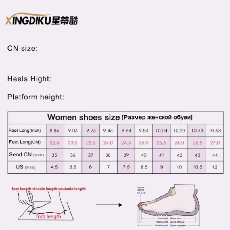 Ultra Fine Steel Needle High Heels