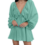 Deep V Neck Dress