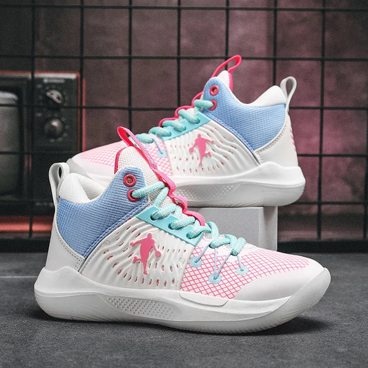 Non-Slip Cushion Boys Basketball Sneakers