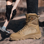 YUYIN Steel toe Work Boots