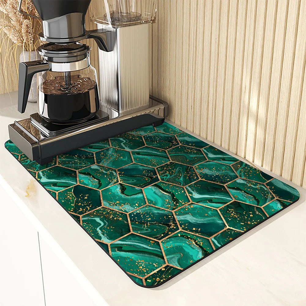 Absorbent Anti-slip Coffee Dish Mats