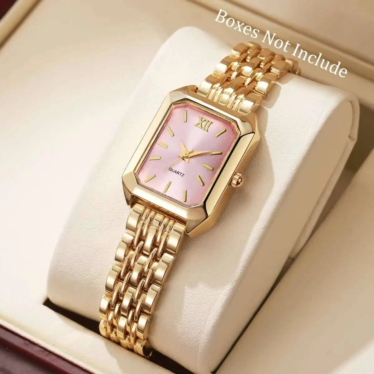 Rectangle Women Quartz Watch Luxury Analog Wristwatches