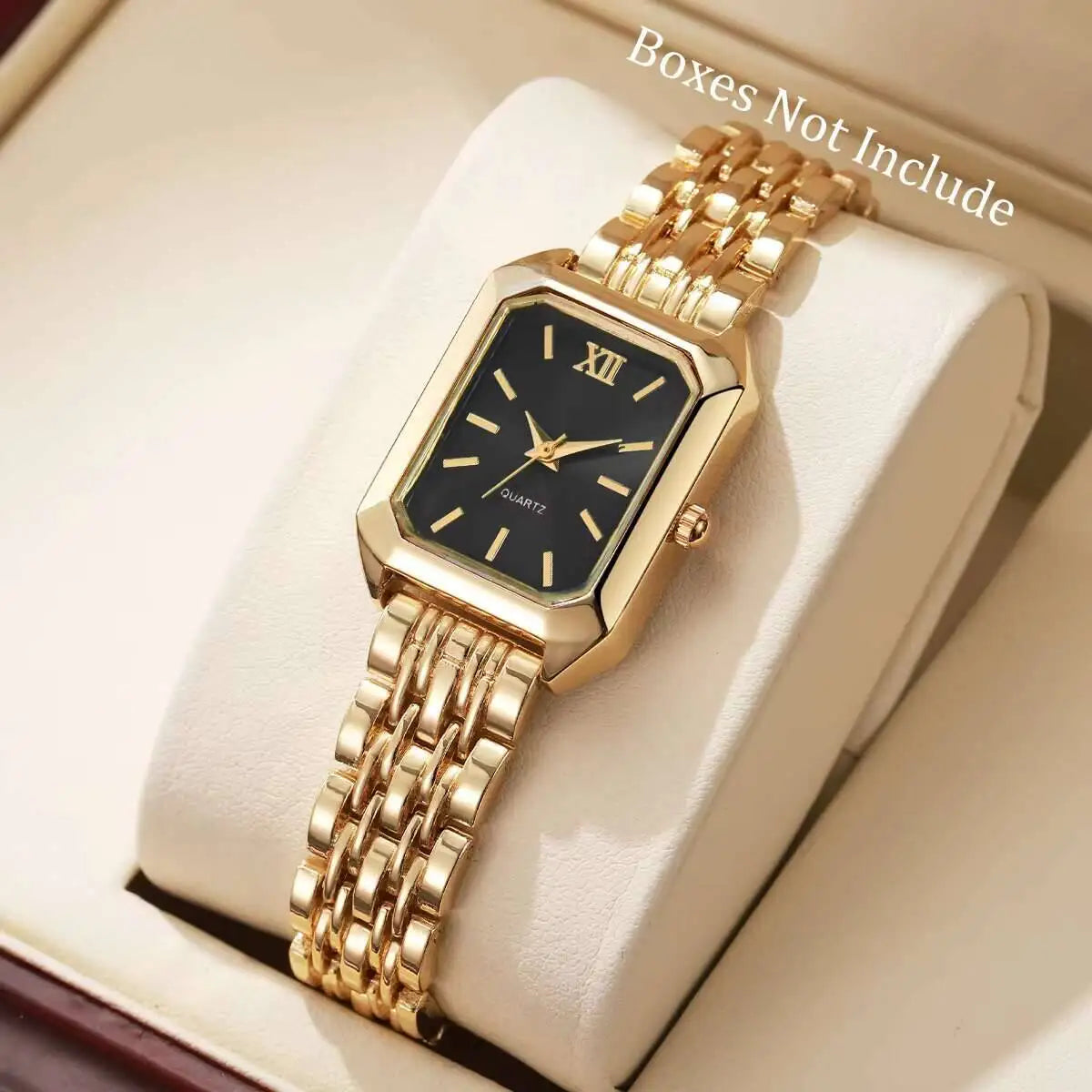 Rectangle Women Quartz Watch Luxury Analog Wristwatches