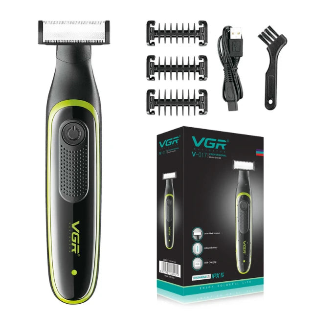VGR One Blade Waterproof Beard Trimmer