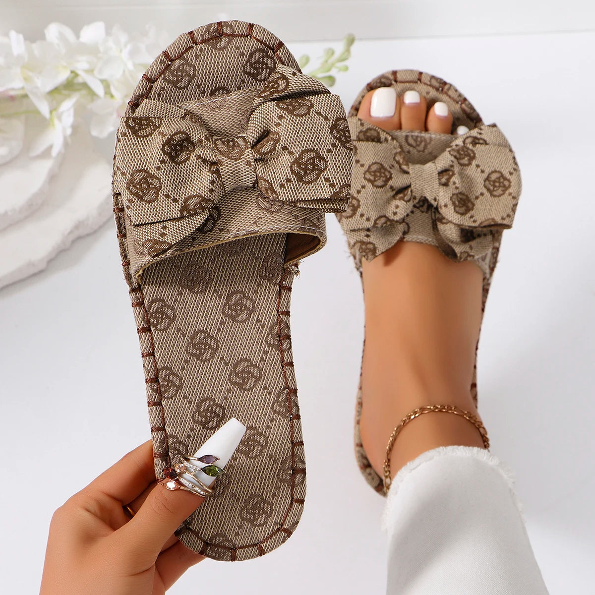 Casual Platform Open Toe Flats
