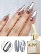 15ML Mirror Silver Metallic Gel Nail Polish