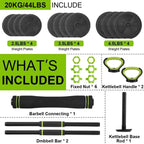 4 In 1 Weight Dumbbell Set Fitness Exercise for Home Gym