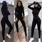 2025 Fall Longsleeve body-con Jumpsuit