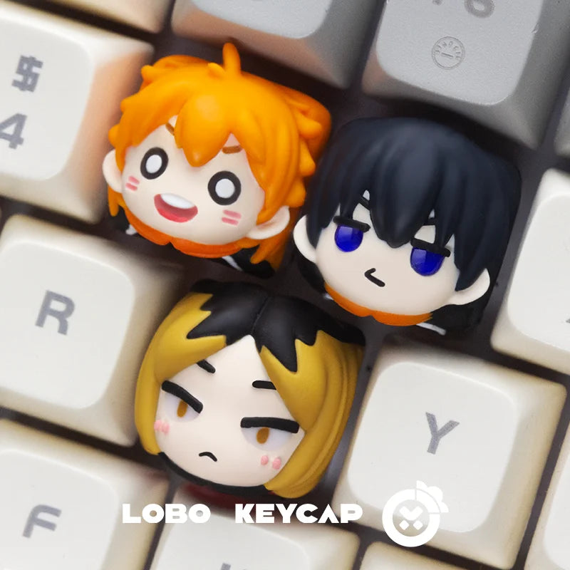 Cartoon keyboard Keycaps