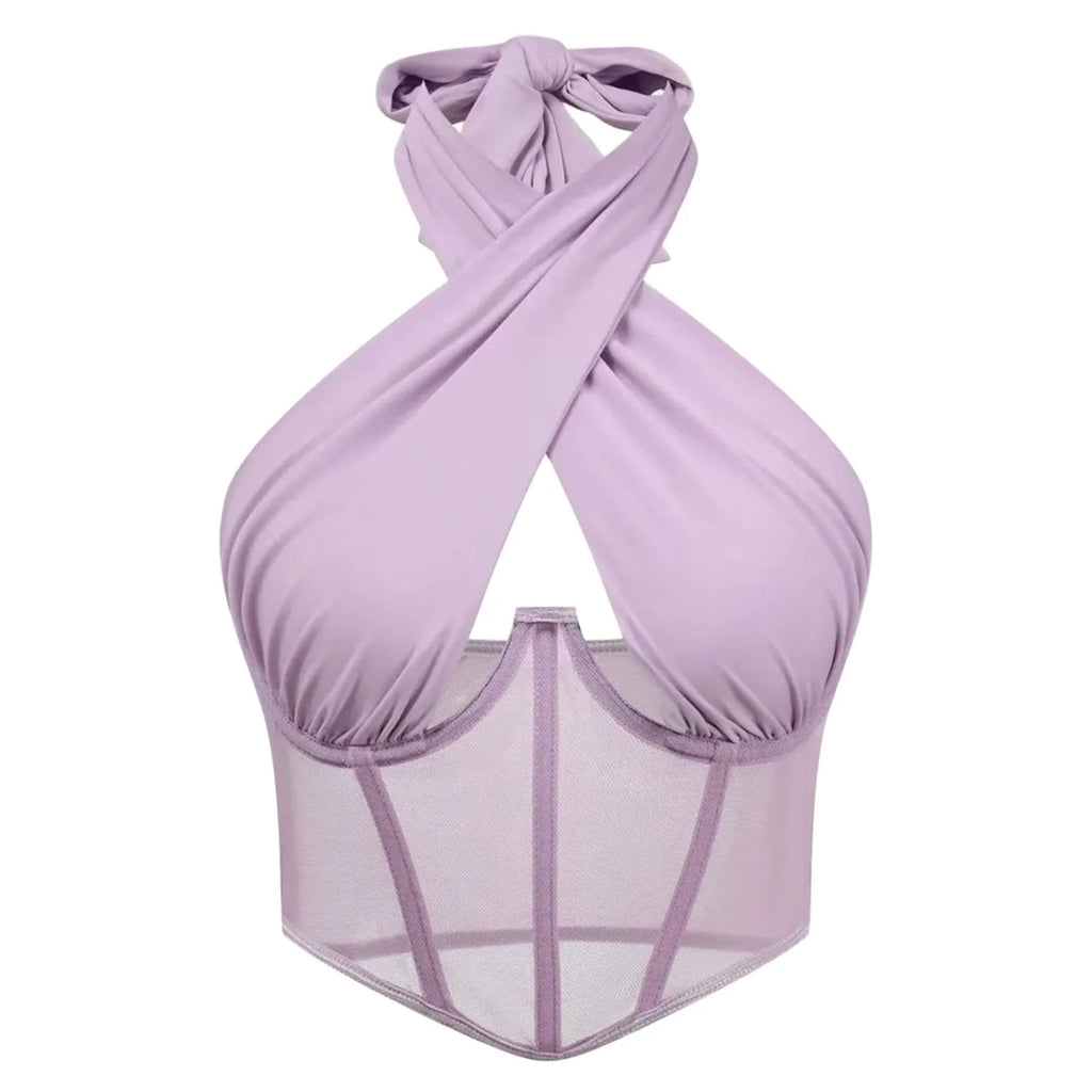 Sleeveless Fishbone Corset Vest