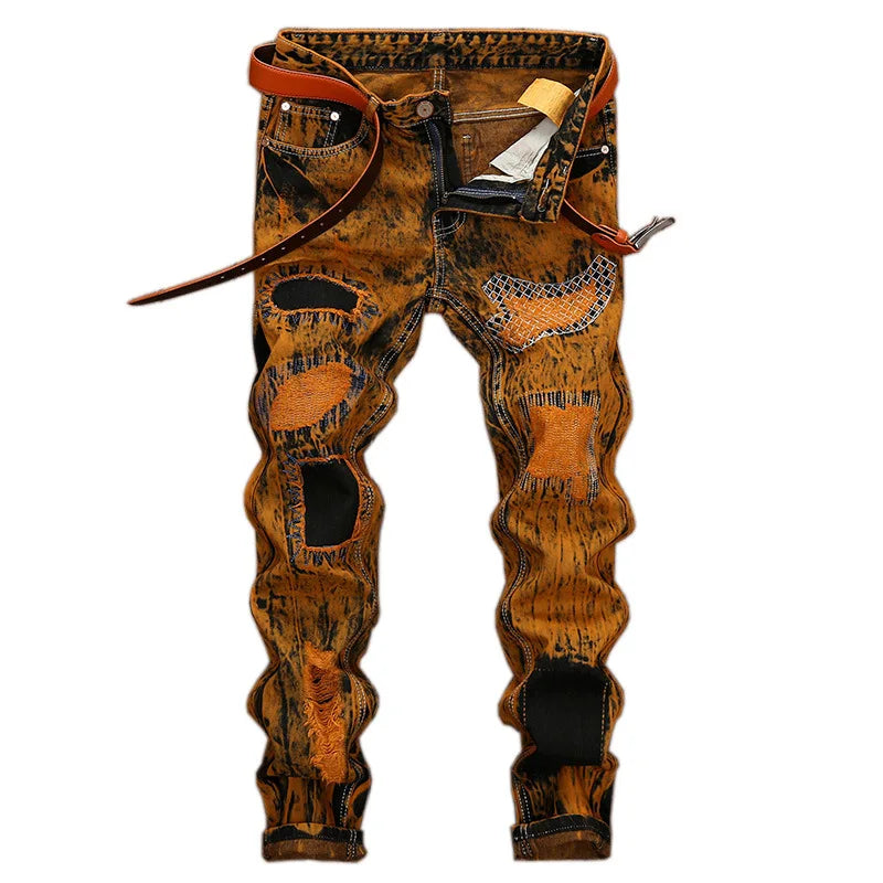 New Men's  Biker jeans